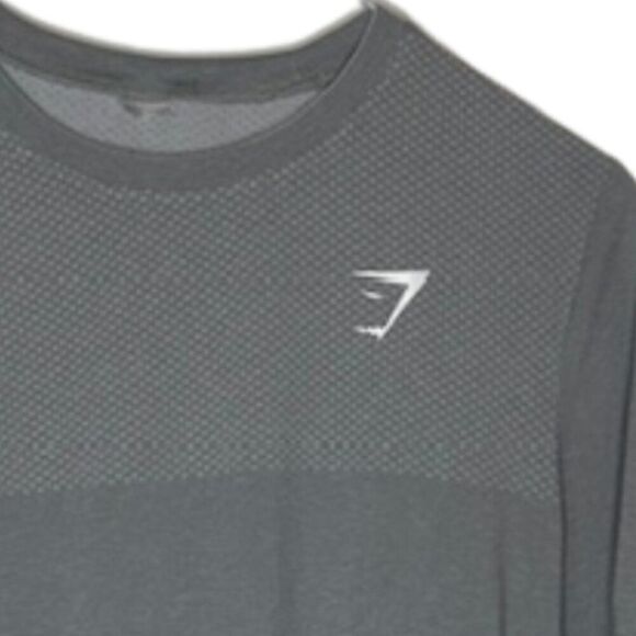 Gymshark Dark Gray / Gray Athleisure Active Wear Men's Top Size Medium - Picture 3 of 4